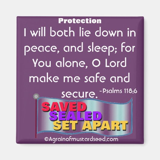 クリスチャン引用文 マグネット (正面)