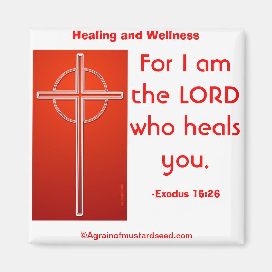 クリスチャン引用文 マグネット (正面)