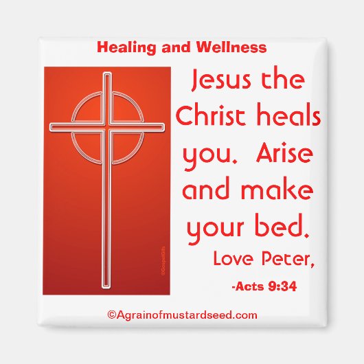 クリスチャン引用文 マグネット (正面)