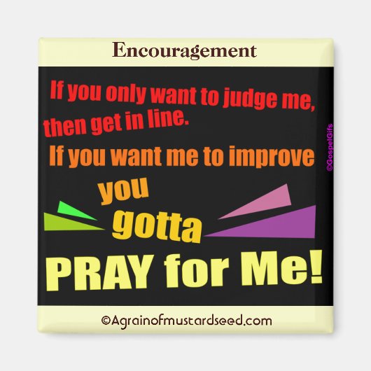 クリスチャン引用文 マグネット (正面)