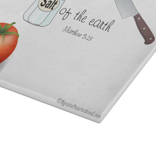 クリスチャン引用文 感動的 カッティングボード (角)