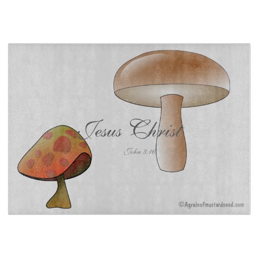 クリスチャン引用文 感動的 カッティングボード (正面)