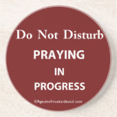 クリスチャン引用文 感動的 コースター (正面)