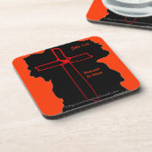 クリスチャン引用文 感動的 コースター (左側)