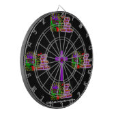 クリスチャン引用文 感動的 ダーツボード (正面左)