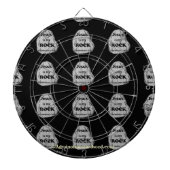 クリスチャン引用文 感動的 ダーツボード (正面)