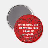 クリスチャン引用文 感動的 マグネット (正面/裏面)