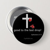 クリスチャン引用文 缶バッジ (正面&裏面)
