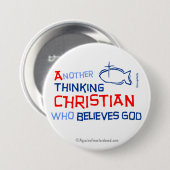 クリスチャン引用文 缶バッジ (正面&裏面)