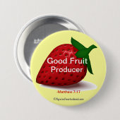 クリスチャン引用文 缶バッジ (正面&裏面)