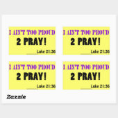 クリスチャン引用文 長方形シール (シート)