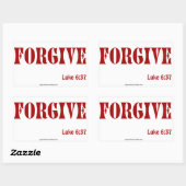 クリスチャン引用文 長方形シール (シート)