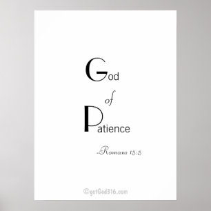 クリスチャン引用文gotGod316.com Wall Art ポスター