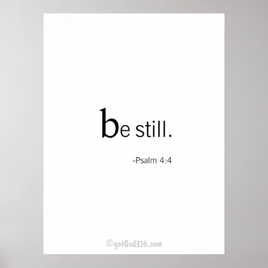 クリスチャン引用文gotGod316.com Wall Art ポスター (正面)