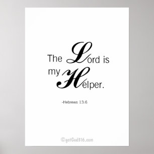 クリスチャン引用文gotGod316.com Wall Art ポスター