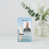 クリスチャン形見セーラー、帆船、セーリング 名刺 (スタンド正面)