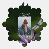 クリスチャン形見トンボ蓮花 オーナメントカード (正面)