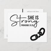 クリスチャン彼女は強い |お恋しく思客様 ポストカード (正面/裏面)