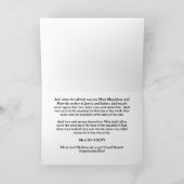 クリスチャン復活カード カード (内部)