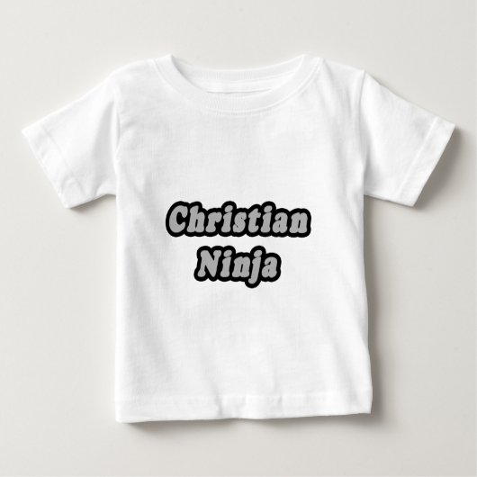 クリスチャン忍者 ベビーTシャツ (正面)