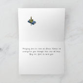 クリスチャン悔やみや弔慰と損失の悲しみ申し訳ない悔やみや弔慰 サンキューカード (内部)