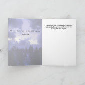 クリスチャン悔やみや弔慰グリーティングカード カード (内部)