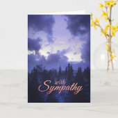 クリスチャン悔やみや弔慰グリーティングカード カード (黄色い花)