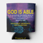 クリスチャン感動的の神は可能である 缶クーラー (正面)