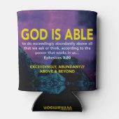 クリスチャン感動的の神は可能である 缶クーラー (裏面)