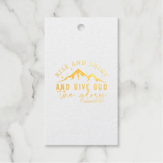 クリスチャン感動的グリーティングカード ギフトタグ