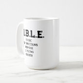 クリスチャン感動的コーヒーマグ コーヒーマグカップ (正面左)