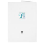 クリスチャン感動的リバービューグリーティングカード (裏面)