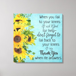 クリスチャン感動的引用文メッセージ キャンバスプリント