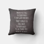 クリスチャン感動的引用文メッセージ クッション (裏面)