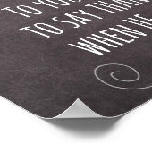 クリスチャン感動的引用文メッセージ ポスター (角)