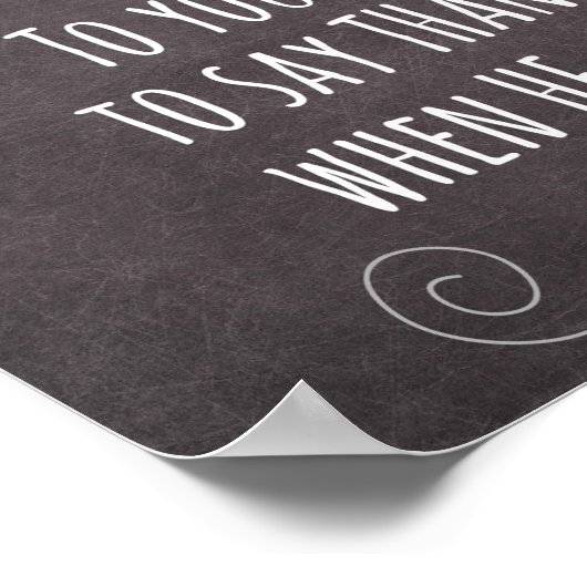 クリスチャン感動的引用文メッセージ ポスター (角)