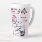 クリスチャン感動的引用文 カフェラテマグ (右アングル)