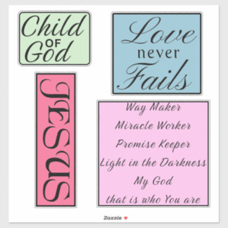 クリスチャン感動的引用文 シール