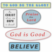 クリスチャン感動的引用文 シール (正面)