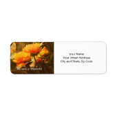 クリスチャン感動的引用文：彼の名前は ラベル (正面)