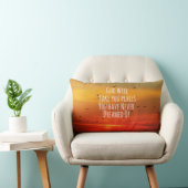 クリスチャン感動的引用文：神の御心 ランバークッション (椅子)