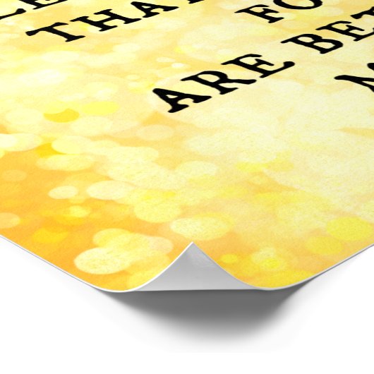 クリスチャン感動的引用文:神親愛神 ポスター (角)