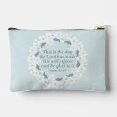 クリスチャン感動的詩篇118:24レジョイス アクセサリーポーチ (裏面)