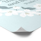 クリスチャン感動的詩篇118:24レジョイス ポスター (角)