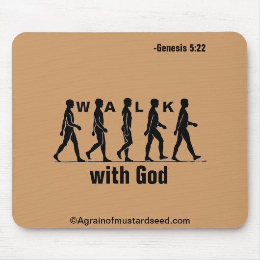 クリスチャン感動的 マウスパッド (正面)