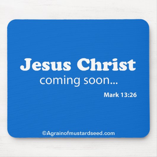 クリスチャン感動的 マウスパッド (正面)