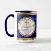 クリスチャン感謝のギフトまたは任意の大事な行事、聖書 マグカップ (左)