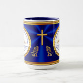 クリスチャン感謝のギフトまたは任意の大事な行事、聖書 マグカップ (中央)