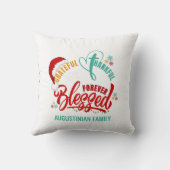 クリスチャン感謝の賛美クリスマスの名前 クッション (裏面)