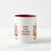 クリスチャン感謝カボチャ感謝祭 マグカップ (中央)